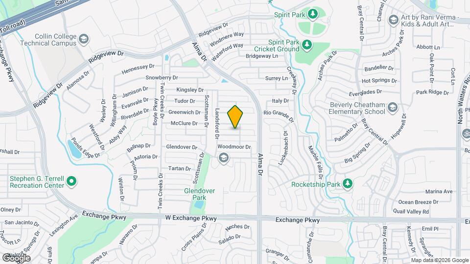 1316 Lochness Dr Map and Location Details