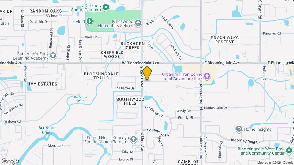 615 Valle Vista Dr Mapa y Detalles de la Ubicación