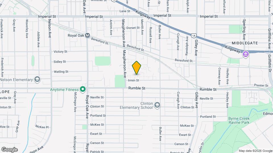 5665 Irmin St Map and Location Details