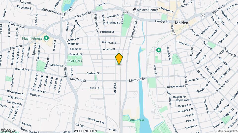 1 Malden St, Unit #2R Mapa y Detalles de la Ubicación