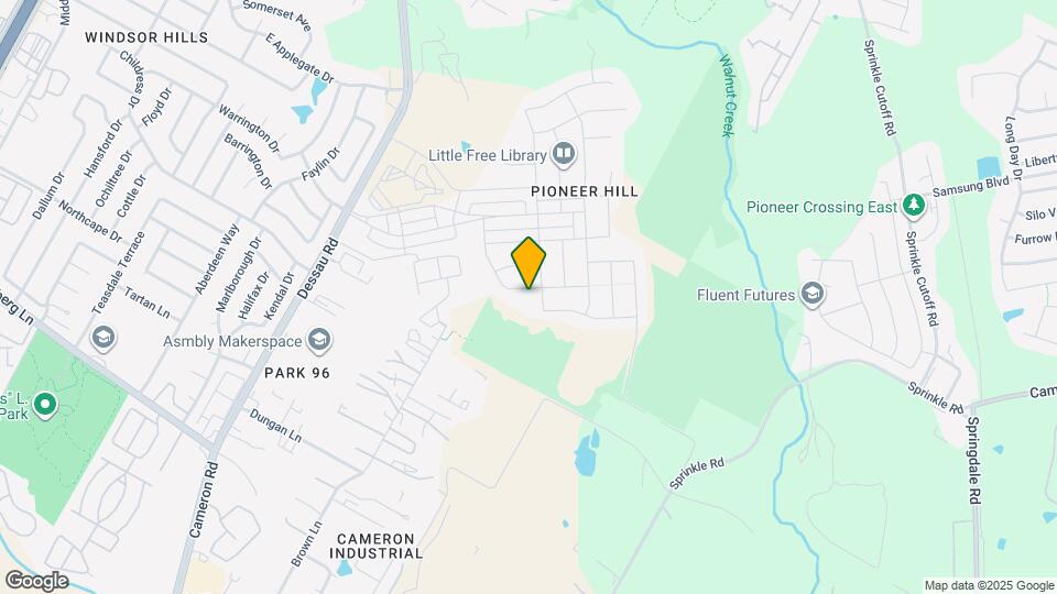 9806 Baden Ln Map and Location Details