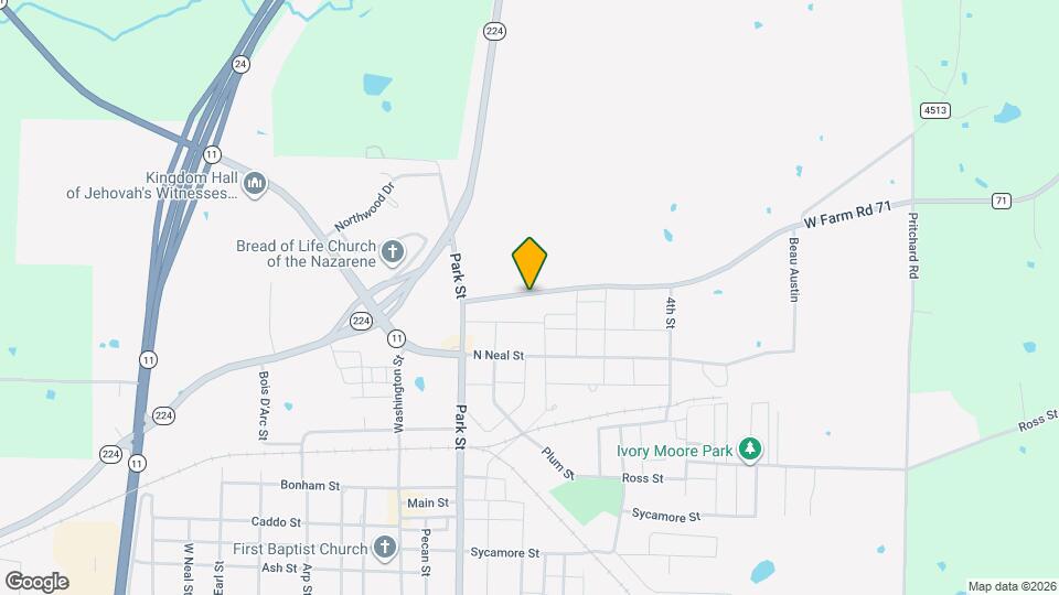 811 Bishop St Map and Location Details