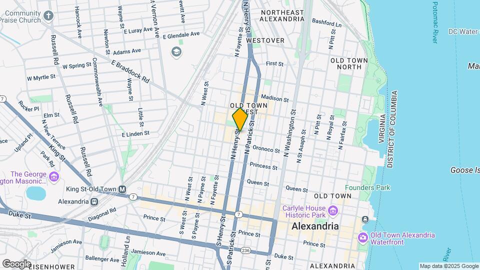 515 N Henry St Map and Location Details