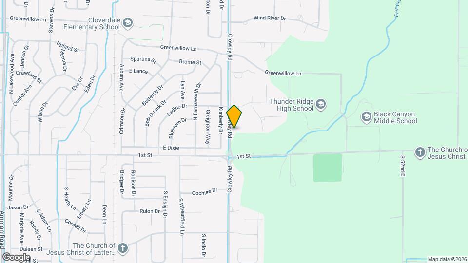 284 N 45th E Map and Location Details