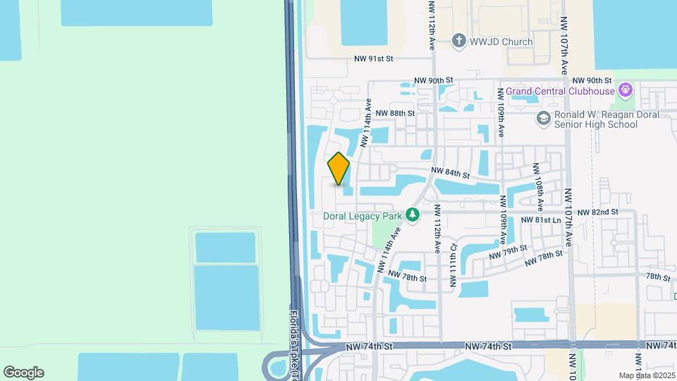 8325 NW 115th Ct Map and Location Details