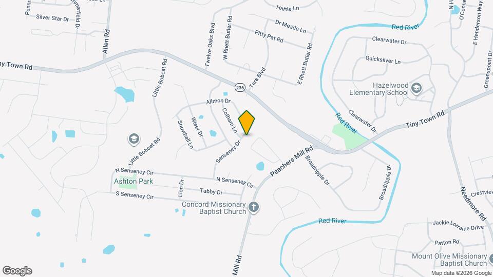 2469 Senseney Dr Map and Location Details