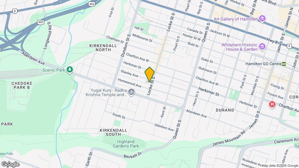 300 Locke St S Map and Location Details