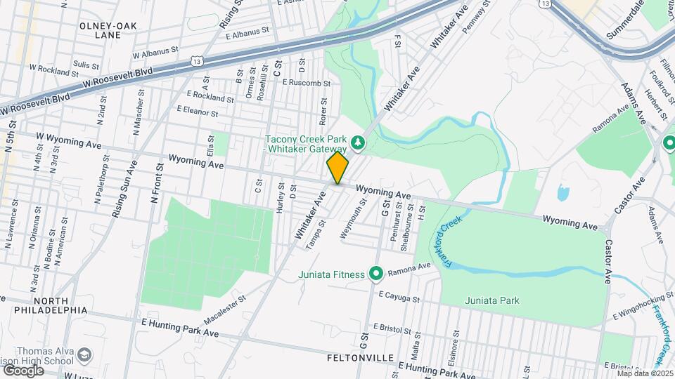 616 E Wyoming Ave Map and Location Details