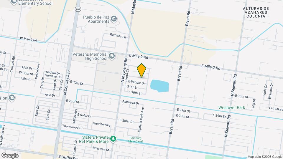1002 E Stonegate Dr Mapa y Detalles de la Ubicación