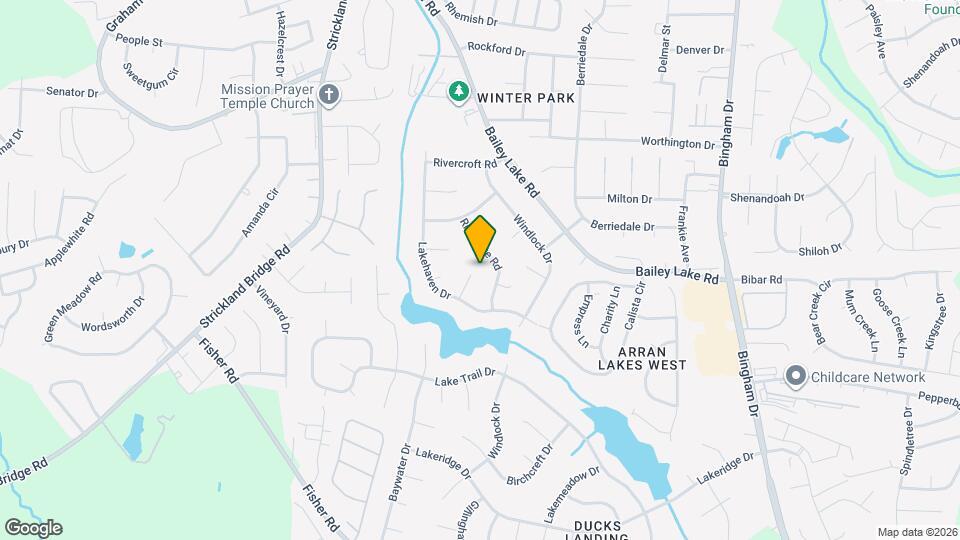 5901 Watercrest Ct Map and Location Details