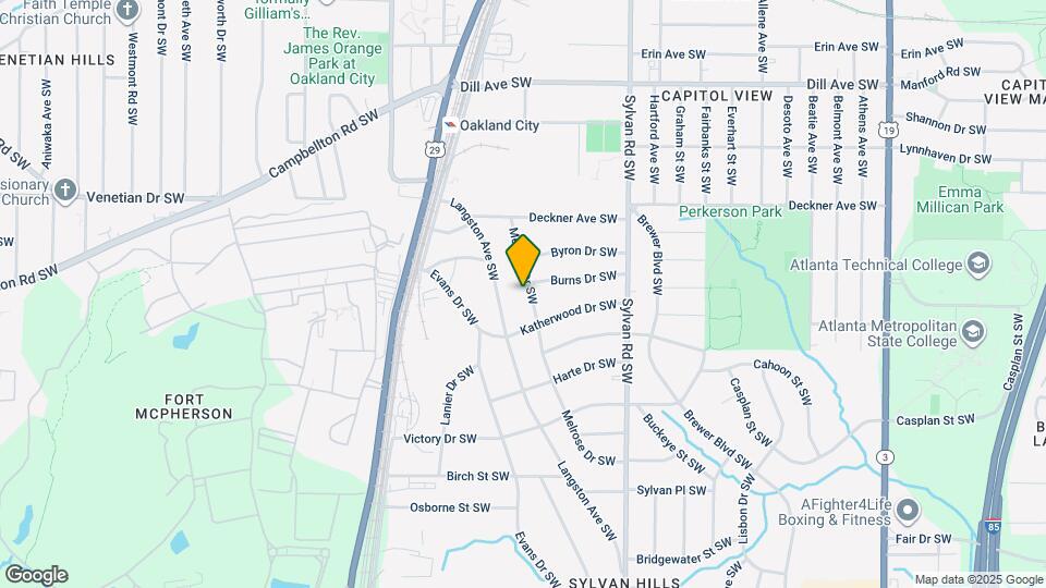 1591 Melrose Dr SW Map and Location Details