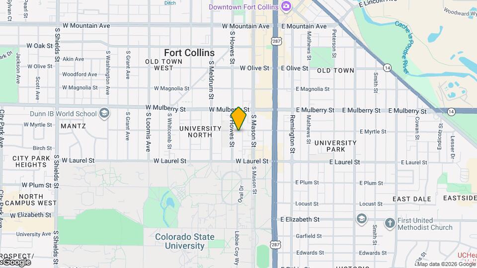 223 W Myrtle St, Unit A Map and Location Details