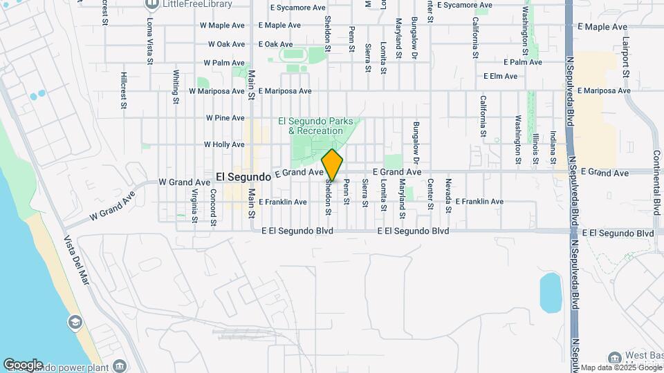 226 SHELDON ST APT 4 EL SEGUNDO 90245 Map and Location Details