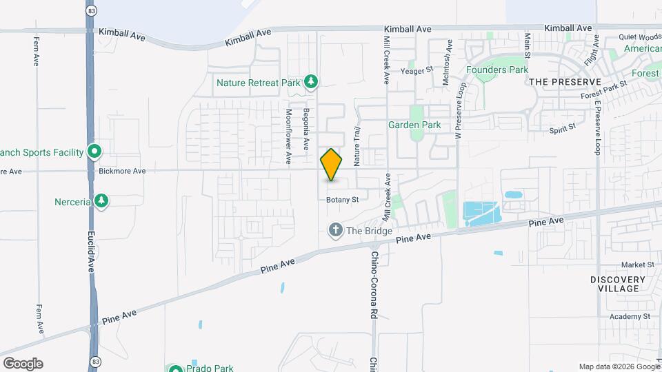 7586 Meridian Street Map and Location Details