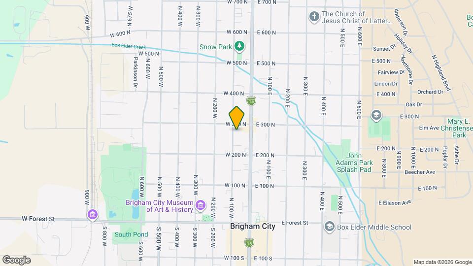 258 N 100 W, Unit 2 Map and Location Details