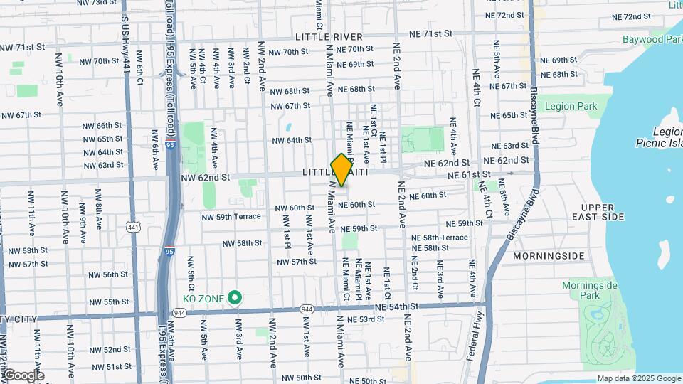 27 NE 60th Ter Map and Location Details