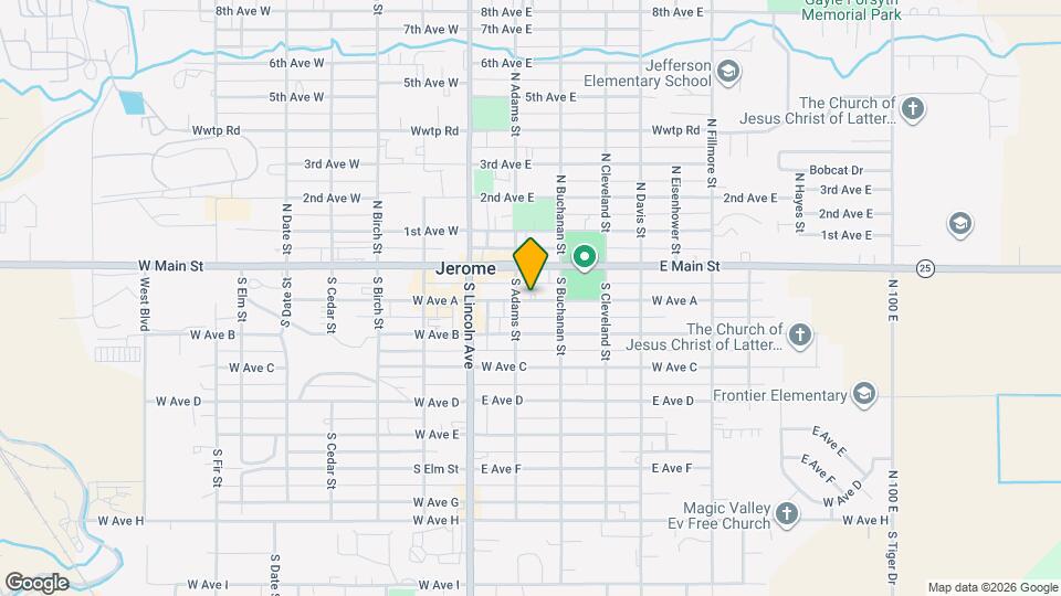 216 E Ave A Map and Location Details