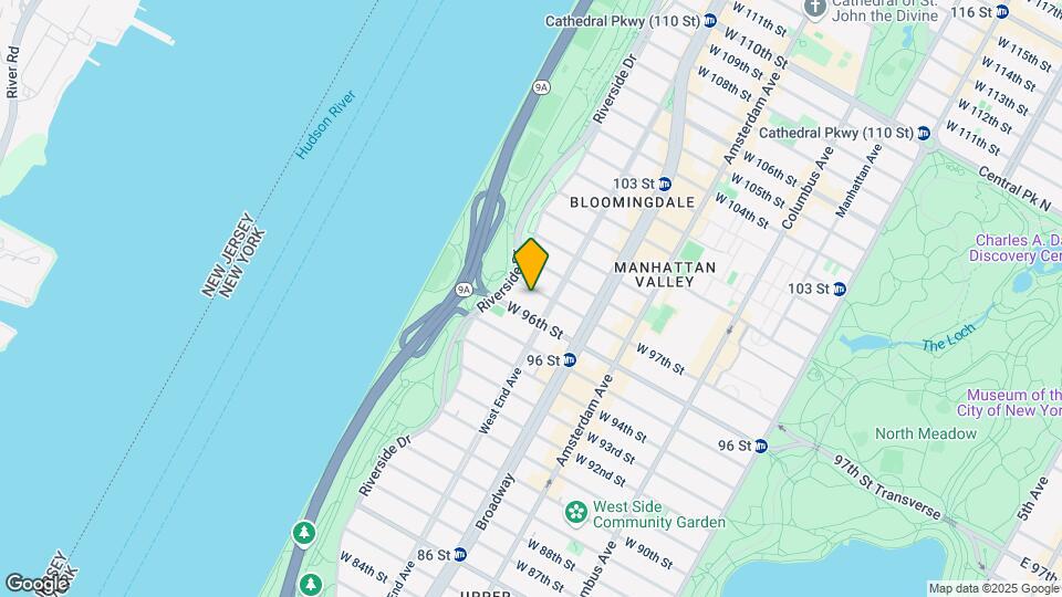 310 W 97th St Map and Location Details