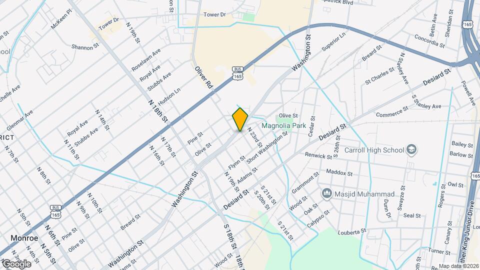 501 N 22nd St Map and Location Details