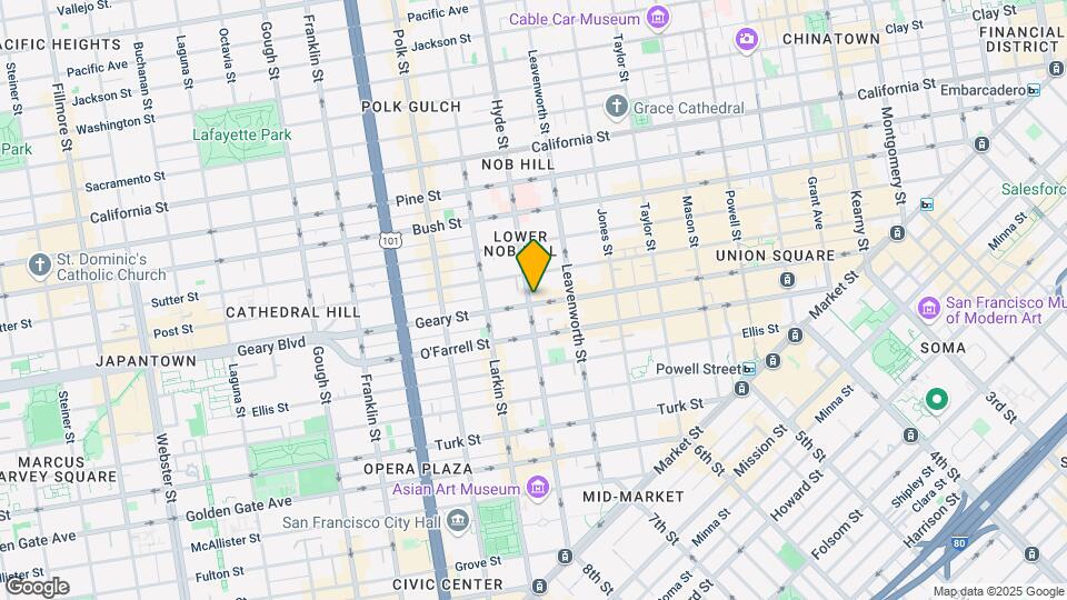 610 Hyde St Mapa y Detalles de la Ubicación