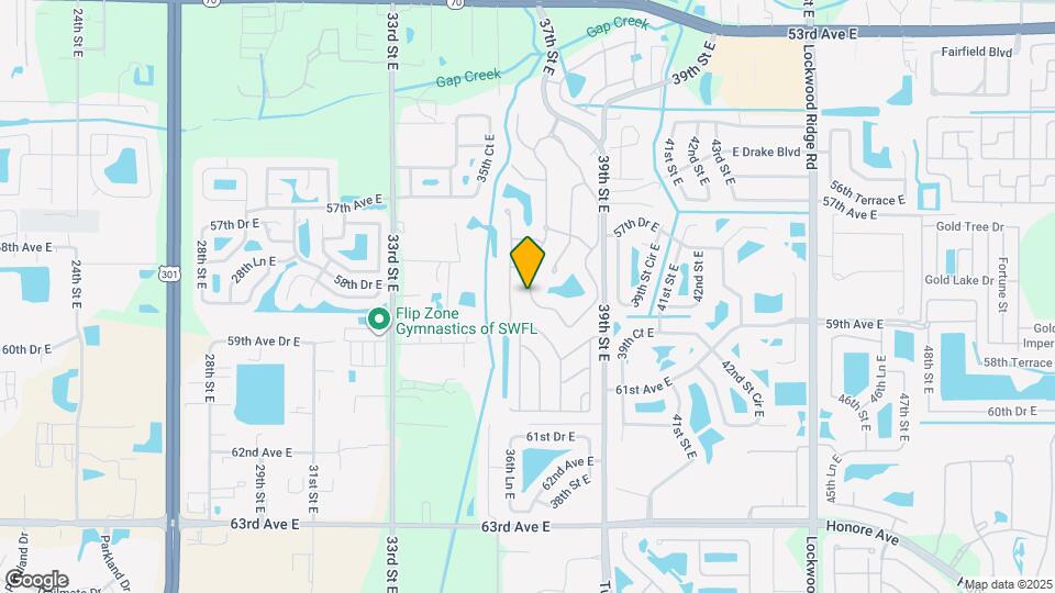 5810 Garden Lakes Majestic Map and Location Details