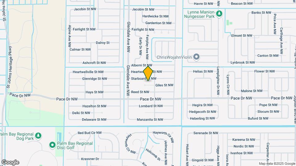 1549 Giles St NW Map and Location Details
