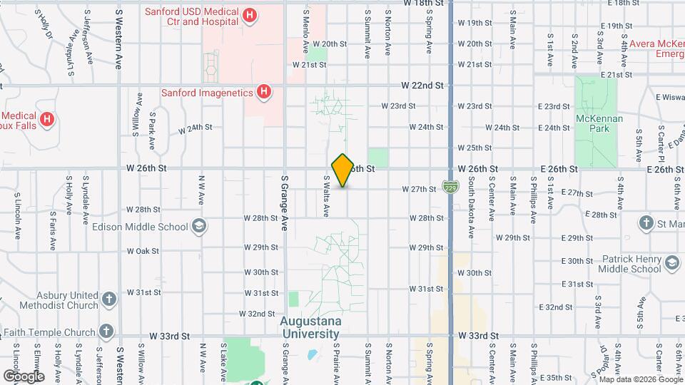 1907 S Prairie Ave Map and Location Details