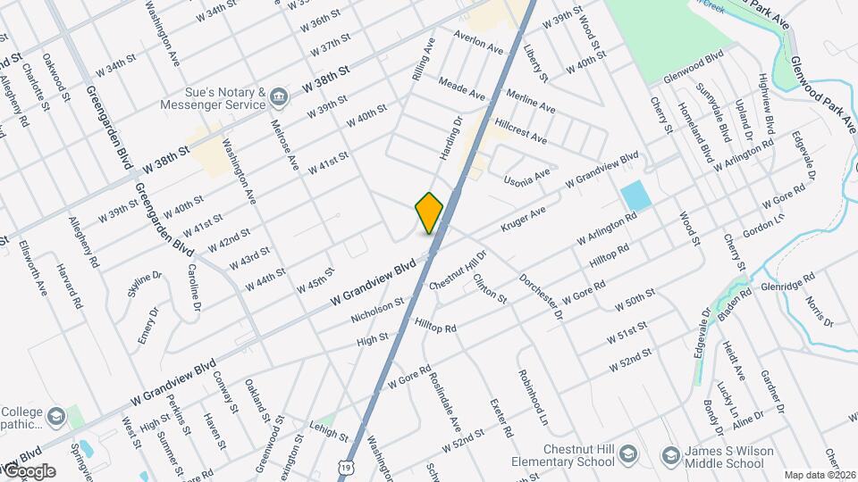 4526 Peach St Map and Location Details