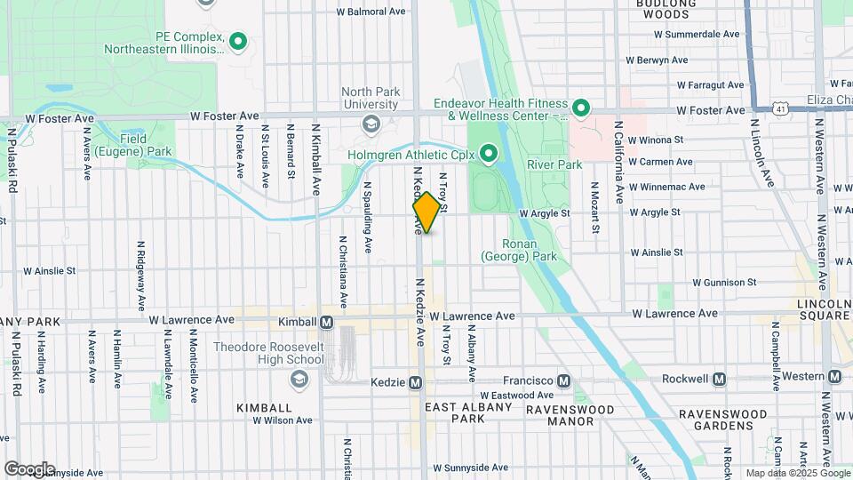 4933 N Kedzie Ave, Unit 2W Map and Location Details
