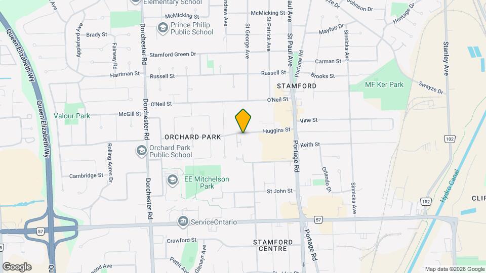 6476 Huggins St Map and Location Details