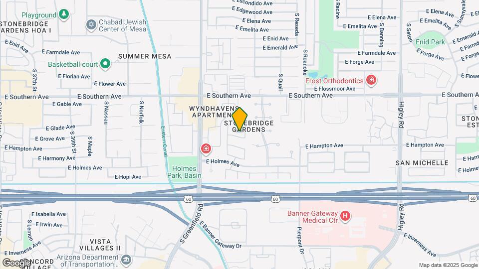 4534 E Grove Ave Map and Location Details