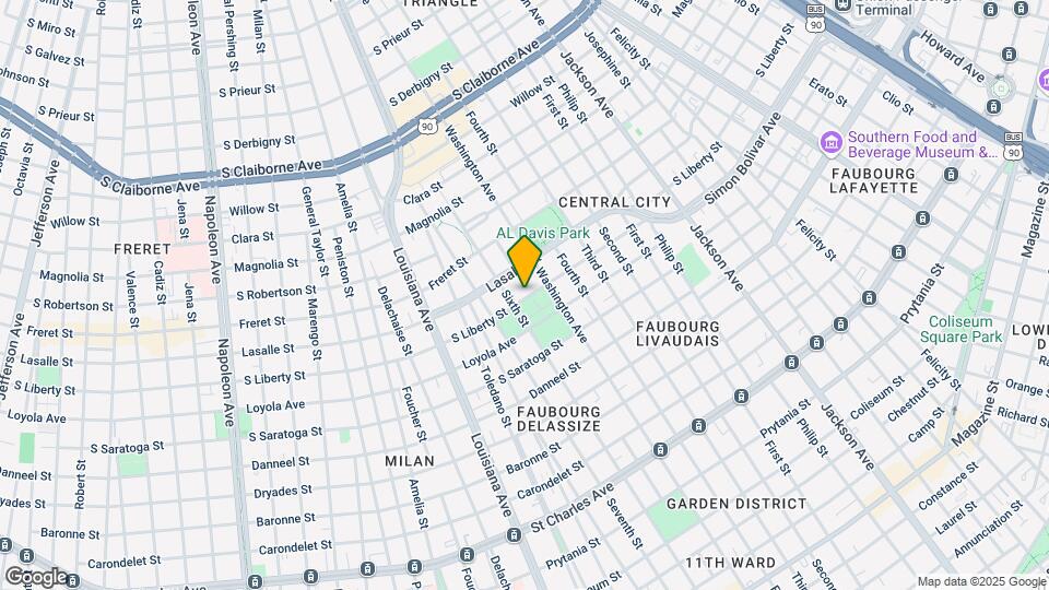 2837-2839 S Liberty St Mapa y Detalles de la Ubicación