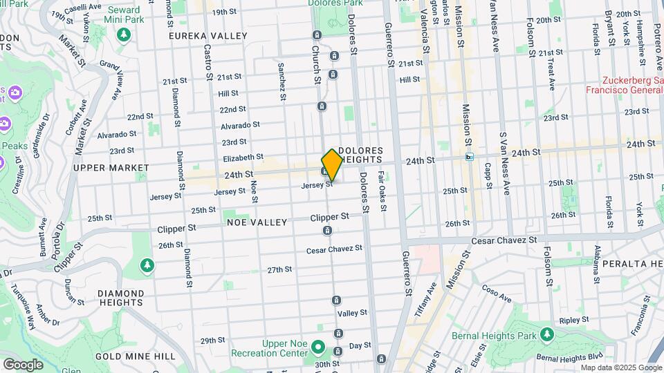 99 Jersey St Map and Location Details