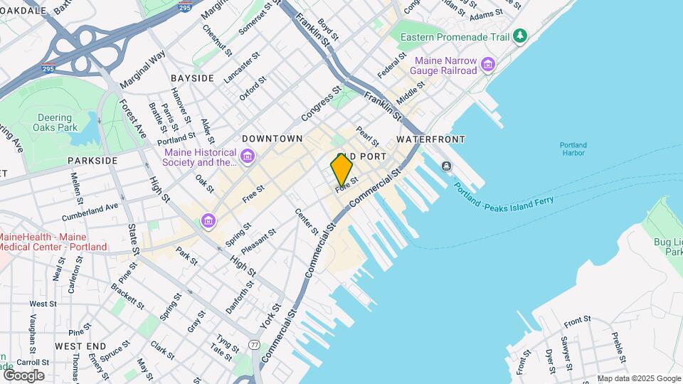 438 Fore St, Unit 3A Map and Location Details
