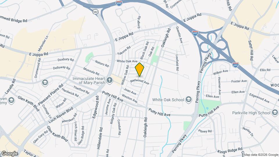 1728 Redwood Ave Map and Location Details