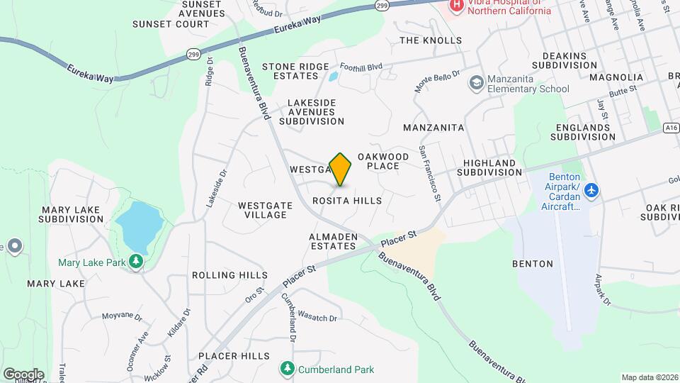 3688 Cal Ore Dr Map and Location Details