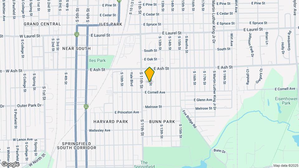 2153 S 12th St Map and Location Details