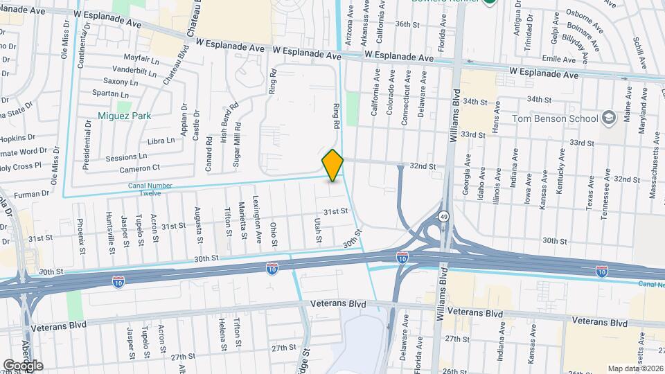 3150 Virginia St Map and Location Details