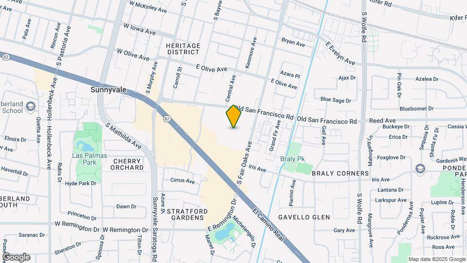 655 S Fair Oaks Ave Map and Location Details