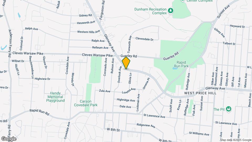 4805 Glenway Ave Map and Location Details