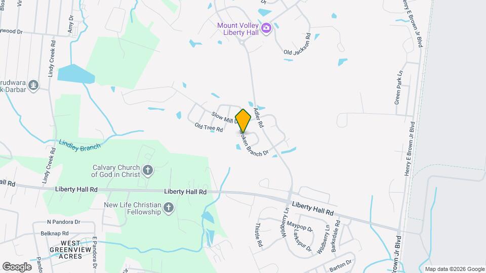 133 Broken Branch Dr Map and Location Details