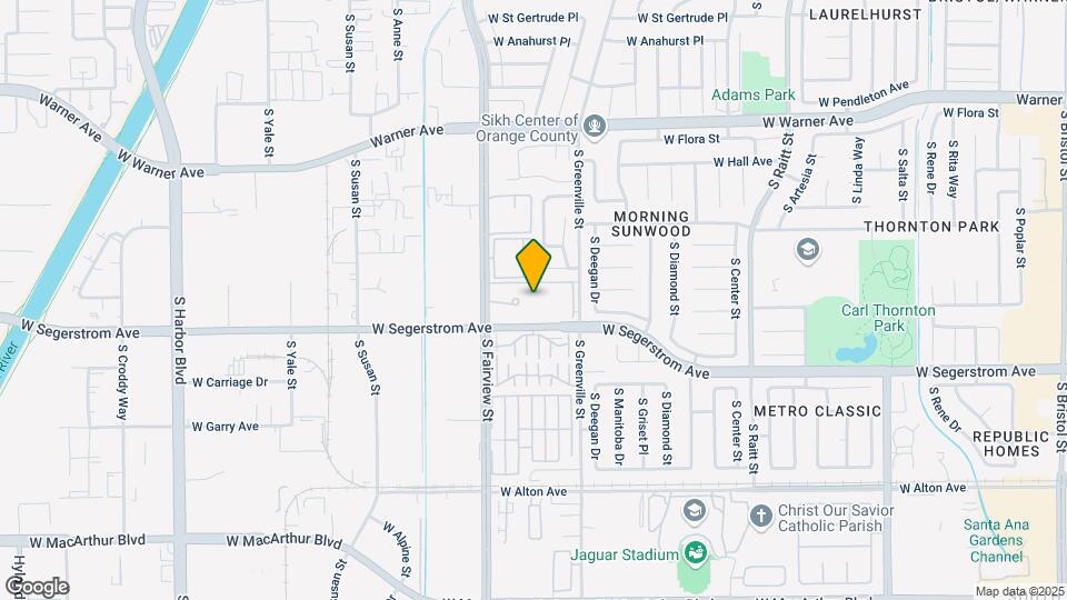 2839 S Fairview St Map and Location Details