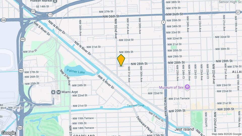 3175 NW 27th St Map and Location Details