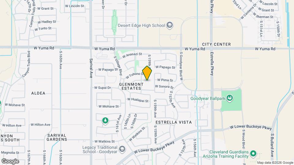 15947 W Pima St Map and Location Details