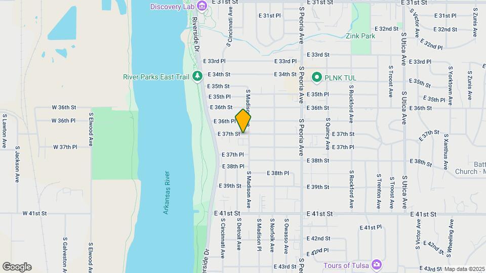 3712 S Madison Ave, Unit 1 Map and Location Details