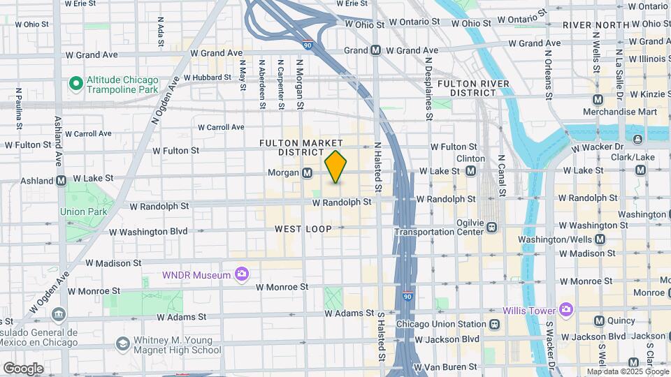 162 N Peoria St Map and Location Details