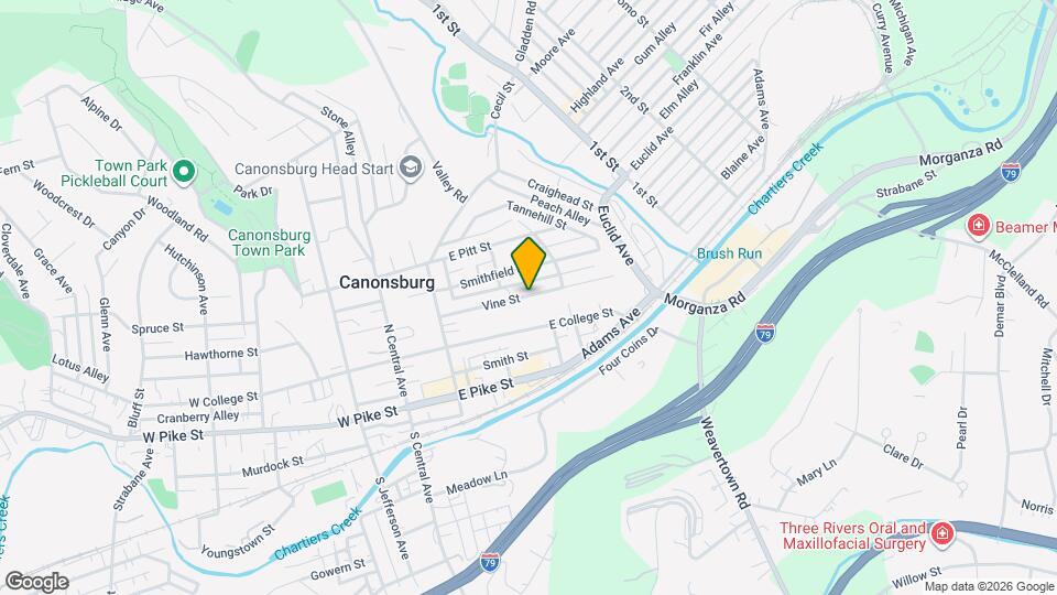 222 Vine St Map and Location Details