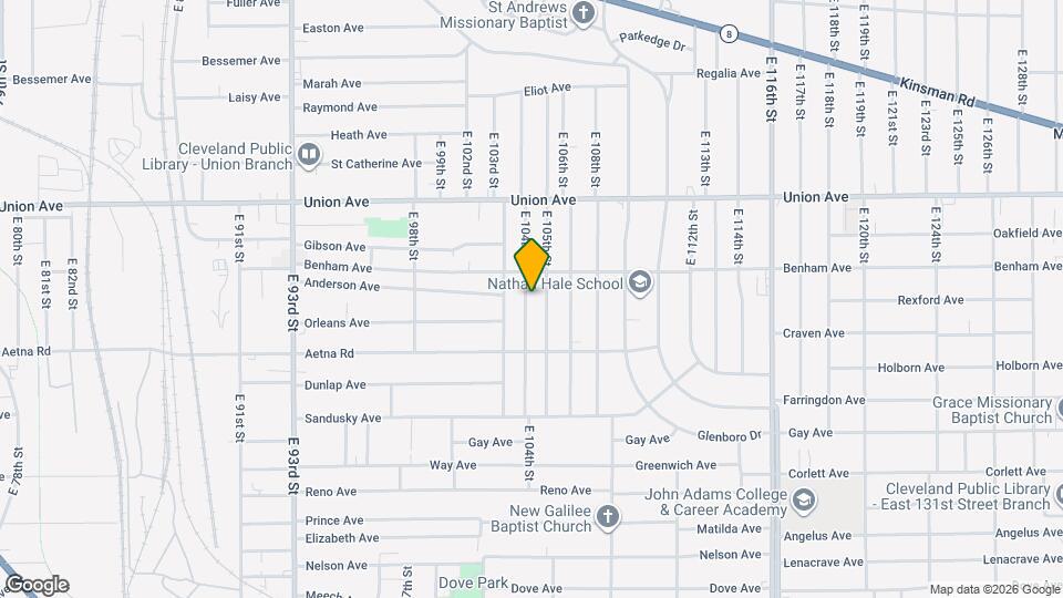 3601 E 104th St Map and Location Details