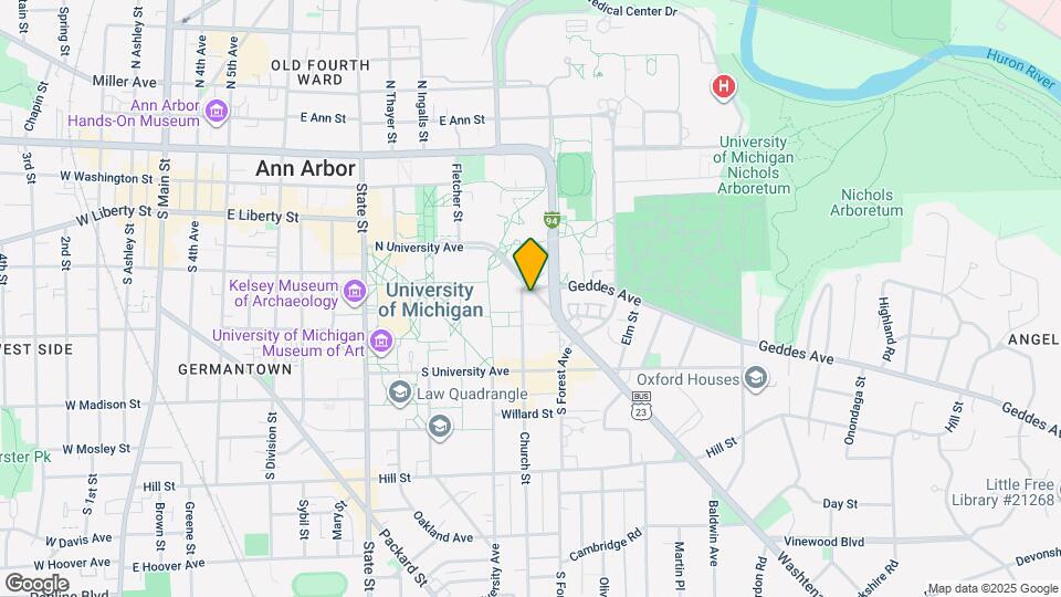1210 Washtenaw Ct Map and Location Details