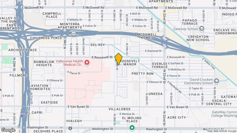 811 N 28th St Map and Location Details
